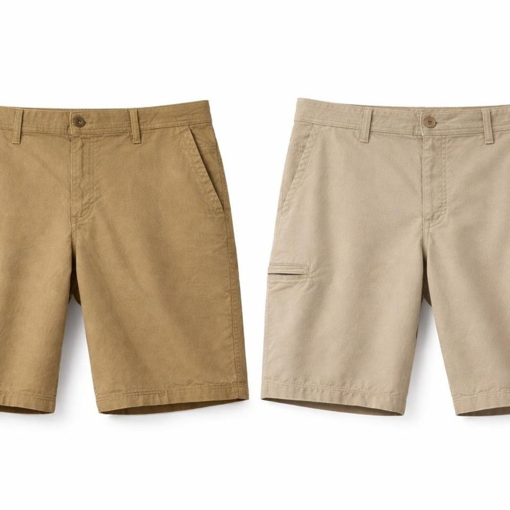 Bundle Weatherproof Two Pairs Men's khaki shorts, Size 34"